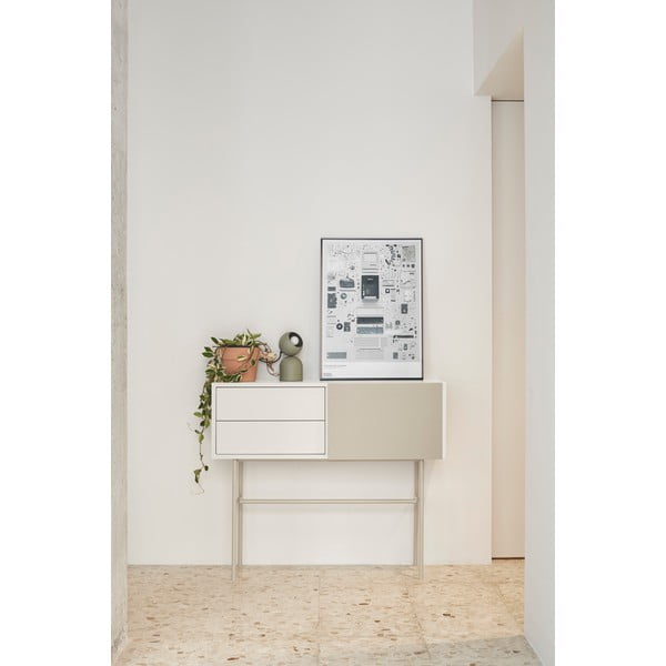 Beež/kreem konsoollaud 35x110 cm Nube - Teulat-image-1