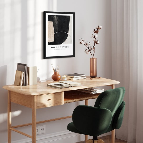 Plakat raamis 32x42 cm Sort Of Stone - Malerifabrikken-image-1