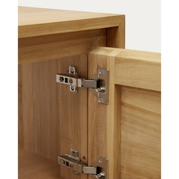 Madal tiikpuidust valamukapp 120x40 cm Yenit - Kave Home-image-4