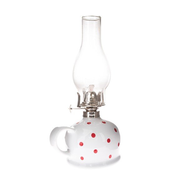 Keraamiline petrooleumilamp (kõrgus 28 cm) - Dakls