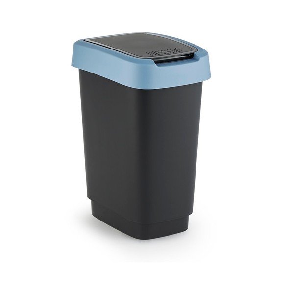 Ringlussevõetud plastist prügikast 10 L Twist - Rotho-image-2