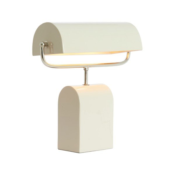 Kreemikas metallist laualamp (kõrgus 38 cm) Cardona - Light & Living-image-2