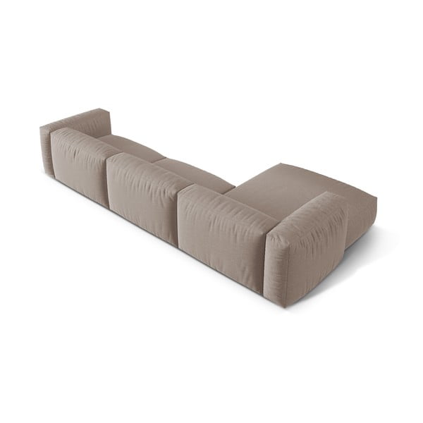 Beež modulaarne nurgadiivan (vasak nurk) Martina - Micadoni Home-image-4