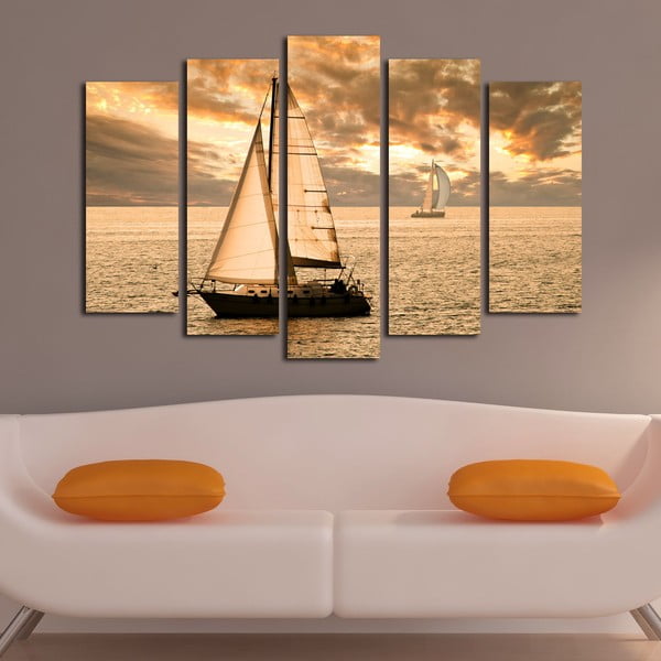 Vícedílný obraz Boat, 105 x 70 cm-image-1