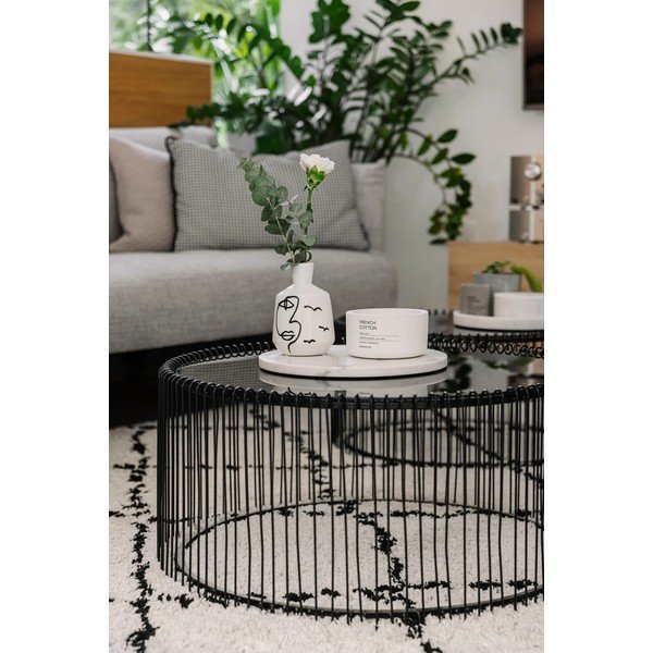 Beež ja must vaip , 160 x 230 cm Hash - Mint Rugs-image-1