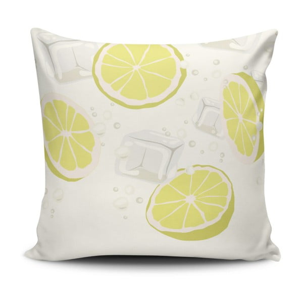Polštář s příměsí bavlny Cushion Love Lemons, 45 x 45 cm