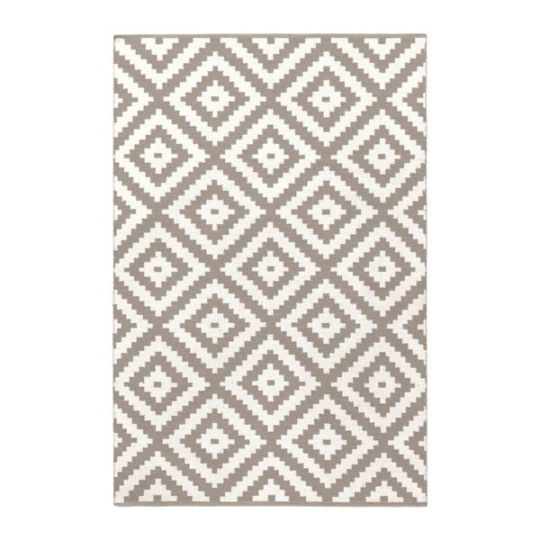 Béžovo-šedý oboustranný koberec vhodný i do exteriéru Green Decore Ava, 60 x 90 cm