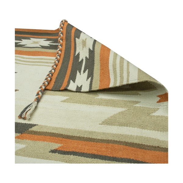 Taaskasutatav õuevaip taaskasutatud plastikust , 90 x 150 cm Aztec - Green Decore-image-4