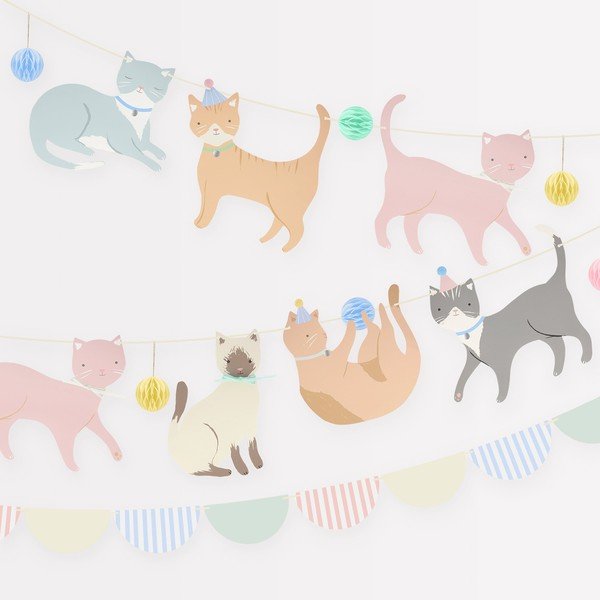 Garland Cute Kittens - Meri Meri-image-4