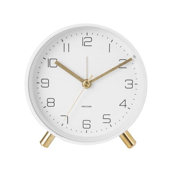 Valge äratuskell, ø 11 cm Lofty - Karlsson-image-1