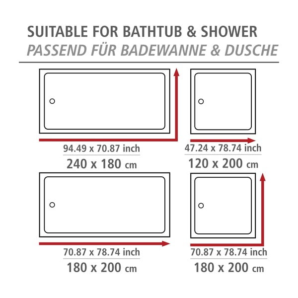 Dušikardin 180x200 cm Pastel Dots - Wenko-image-2