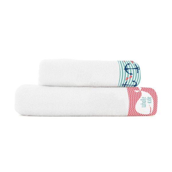 Sada ručníku a osušky Baleno Whale Ride-image-2