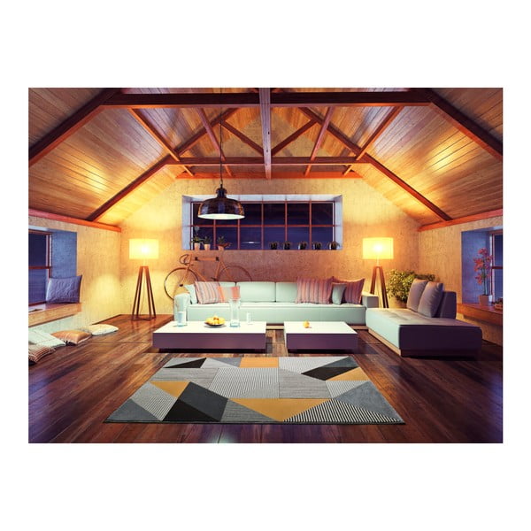 Oranž ja hall vaip Gladys Duro, 160 x 230 cm - Universal-image-1