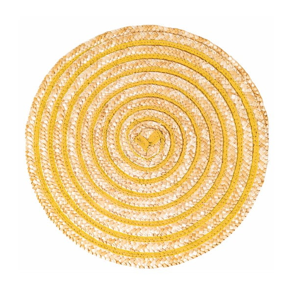 Raffia taldrikud 6 tk ø 38 cm Spiral - VDE Tivoli 1996-image-2