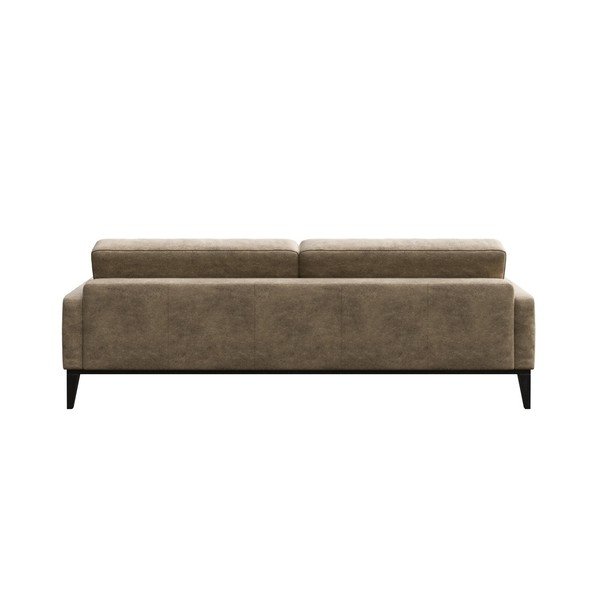 Beežist kunstnahast tufitud diivan, 210 cm Musso - MESONICA-image-3