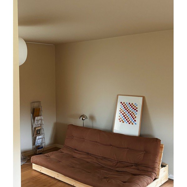 Roosa velvetist diivanvoodi 196 cm Base - Karup Design-image-1