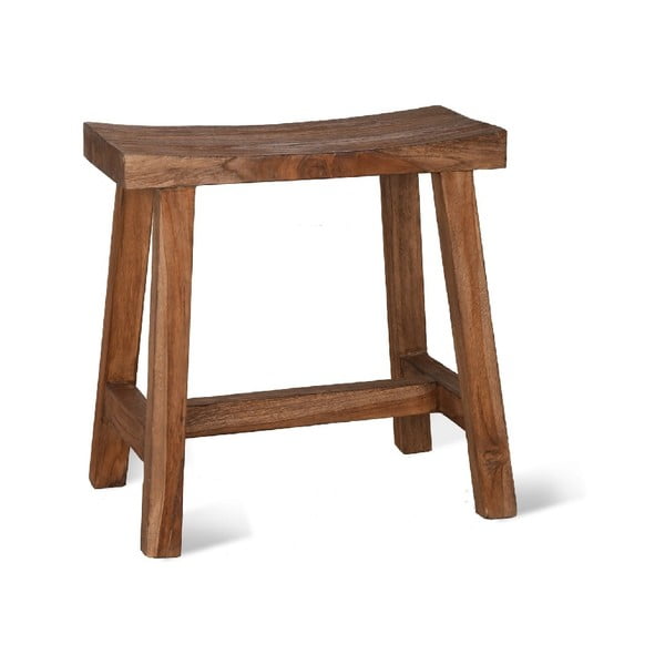 Hnědá stolička z teakového dřeva Garden Trading, šířka 30 cm