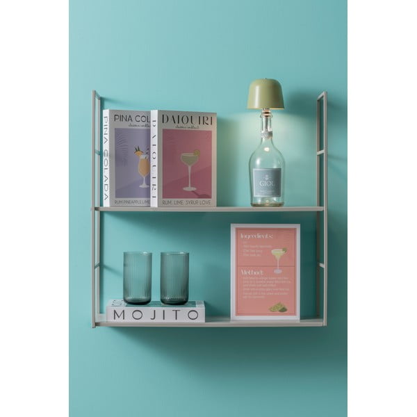 Valge-lilla dekoratiivne papist hoiukarp 18x4x25 cm Pina Colada - PT LIVING-image-3