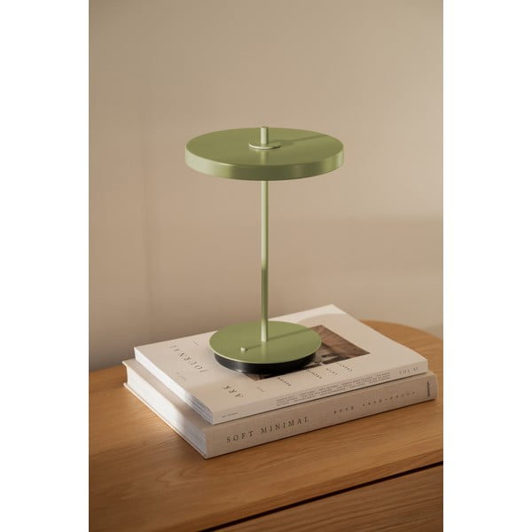 Roheline LED-lauavalgusti metallist varjuga (kõrgus 31 cm) Asteria Move - UMAGE-image-1