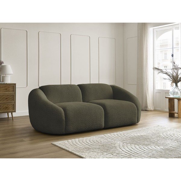 Roheline bukleekangast diivan 230 cm Tina - Bobochic Paris-image-4