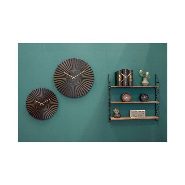 Musta värvi kell, ø 40 cm Sensu - Karlsson-image-2