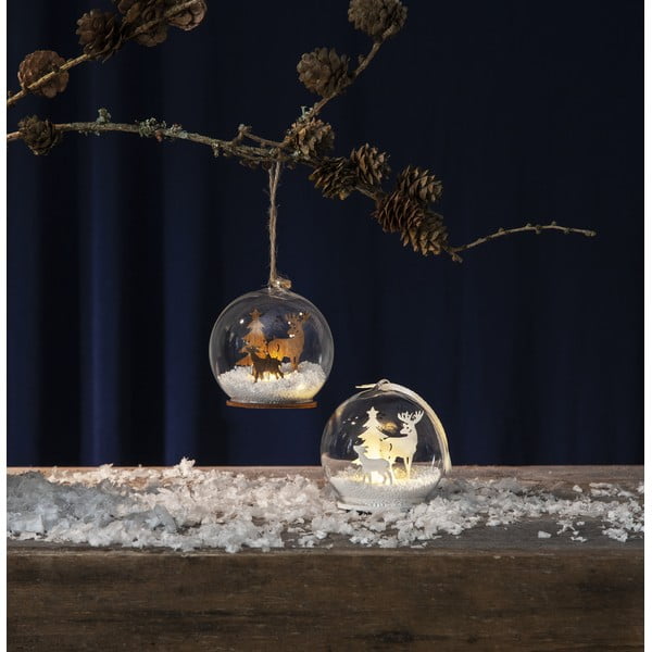 Jõuludeks rippuv LED valgusdekoratsioon , ø 8 cm Fauna - Star Trading-image-4