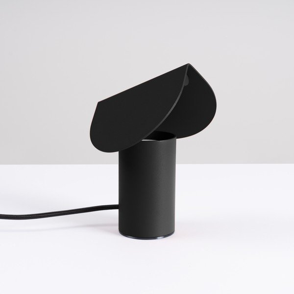 Must alumiiniumist LED-laualamp (kõrgus 15 cm) BISCUIT - Thoro-image-4