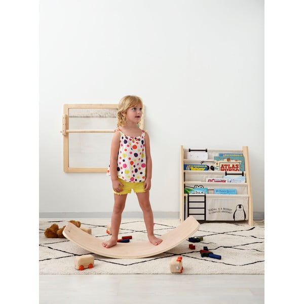 Beežist kangast lasteraamatukapp 60x70 cm Animals - Folkifreckles-image-1