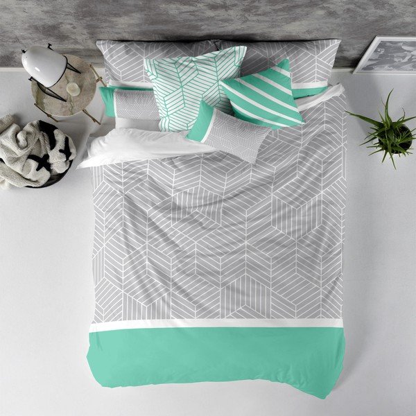 Bavlněný povlak na peřinu Blanc Prism, 140 x 200 cm-image-1