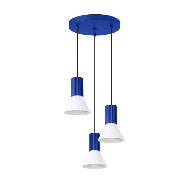 Sinine metallist ripplamp ø 30 cm Niru - Sollux
