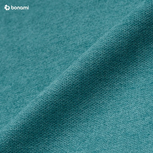 Tyrkysová rozkládací rohová pohovka Bobochic Paris Balio, levý roh-image-1