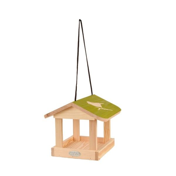 Massiivsest männist valmistatud rippuv linnusöötja Diapozitiv - Esschert Design-image-2