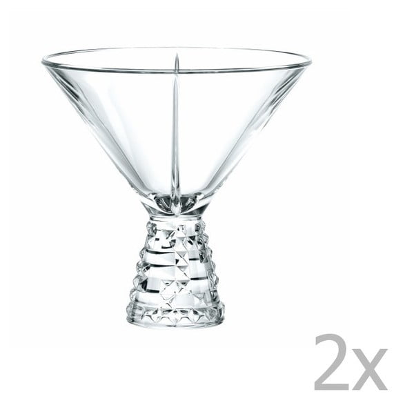 Sada 2 skleniček na koktejly z křišťálového skla Nachtmann Punk, 230 ml