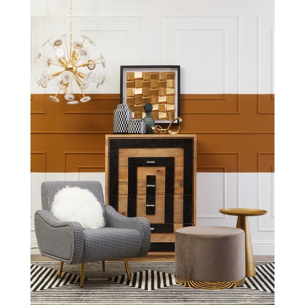 Mustvalge tugitool Holli - Premier Housewares-image-3