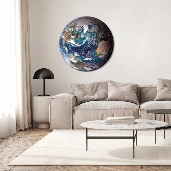 Maal 70x70 cm Blue Marble - Malerifabrikken-image-3