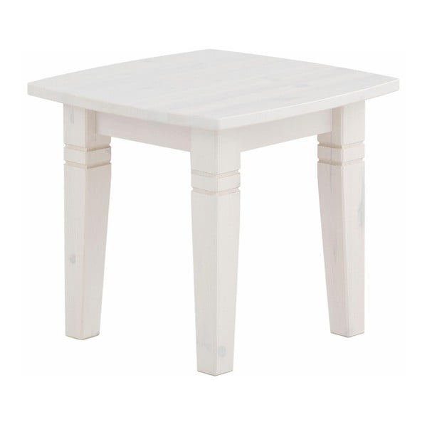 Bílý konferenční stolek z masivního borovicového dřeva Støraa Tierra S