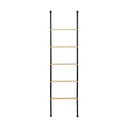 Must/loomulik metallist dekoratiivne redel Bambusa - Wenko