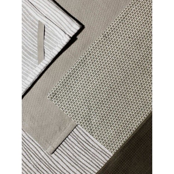 2 valge puuvillase tassirätiku komplekt, 50 x 70 cm, muster - Blomus-image-1