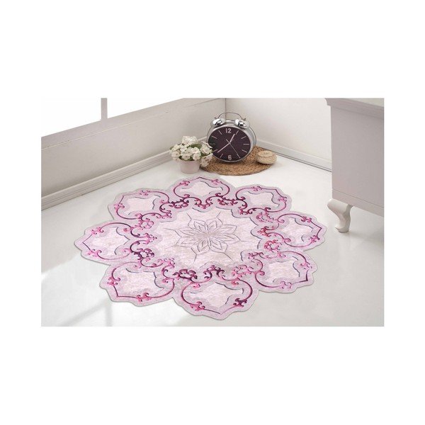 Roosa vaip Camina Feo, ⌀ 80 cm Pembe - Vitaus-image-1