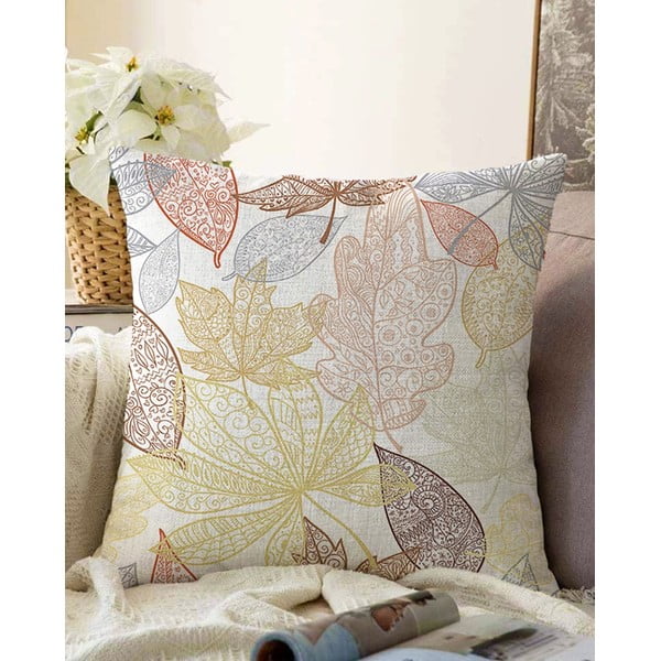 Puuvillasegust padjapüür Oriental Leaves, 55 x 55 cm - Minimalist Cushion Covers