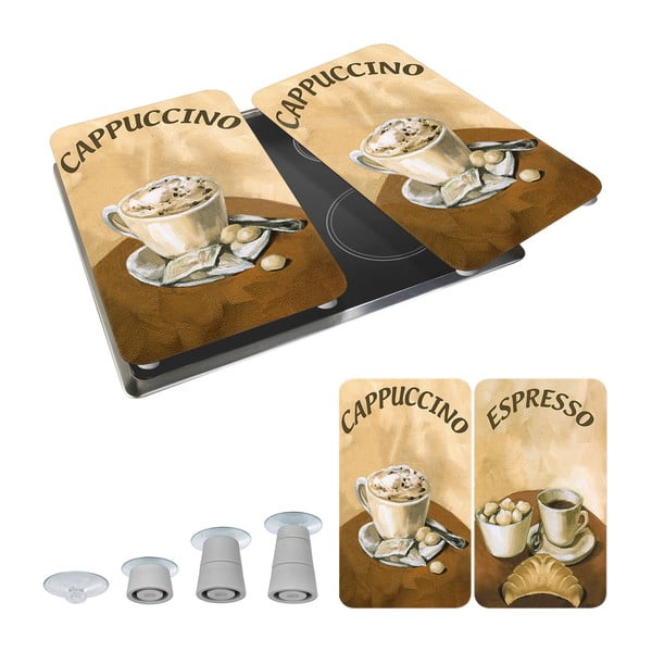 Klaasist pliidikatte komplekt 2 tk Coffee - Wenko-image-2