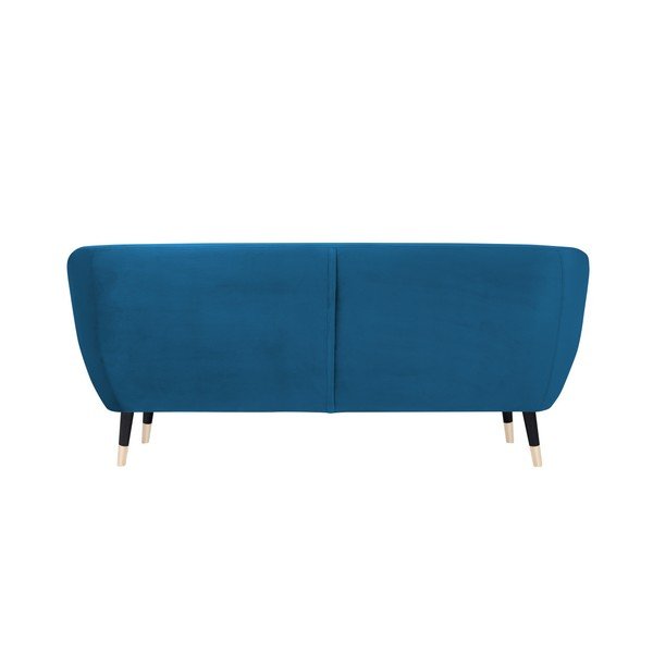 Modrá pohovka s černými nohami Mazzini Sofas Benito, 188 cm-image-4