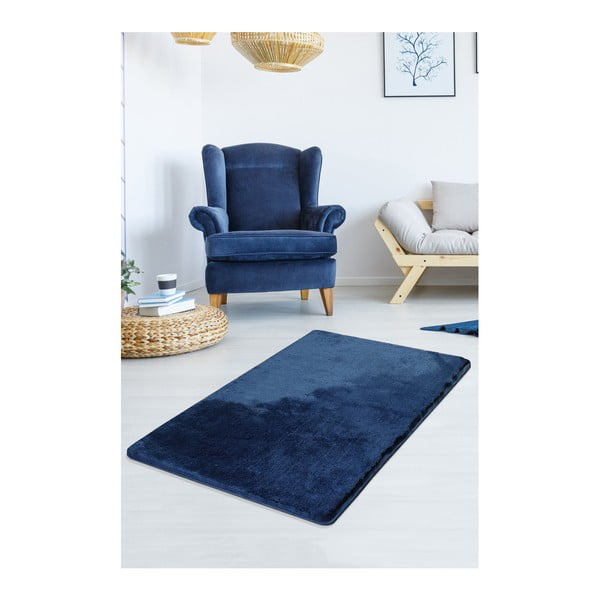 Tmavě modrý koberec Milano, 140 x 80 cm