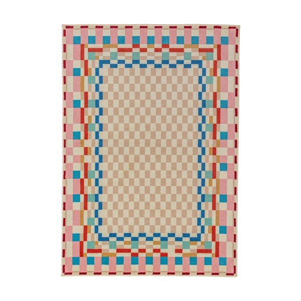 Villasegu vaip 180x230 cm Checkered Border - Flair Rugs