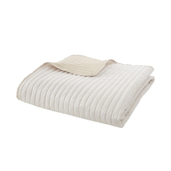 Beež tepitud voodikate 220x230 cm Stripe - Catherine Lansfield