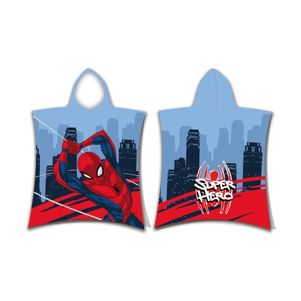 Sinine-punane laste froteepontšo Spider-Man - Jerry Fabrics