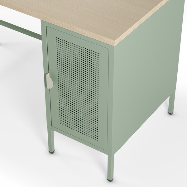 Töölaud tammepuust pealispinnaga 60x120 cm Sayla - Marckeric-image-2