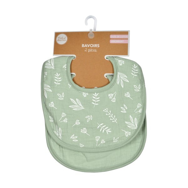 Rohelised musliinist pudipõlled 2tk komplektis - Bébé Douceur-image-2