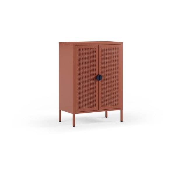 Terrakota värvi metallkapp 70x100x40 cm Sayla - Marckeric