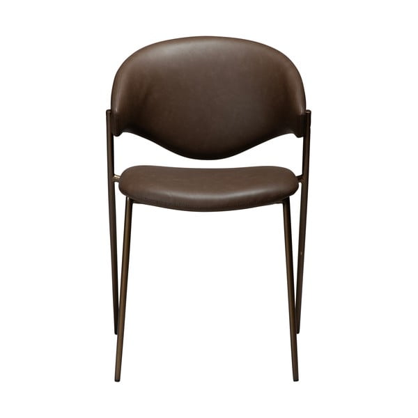 Tumepruun kunstnahast söögitool Zone – DAN-FORM Denmark-image-1